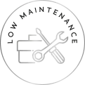 Low-maintenance secondary glazing